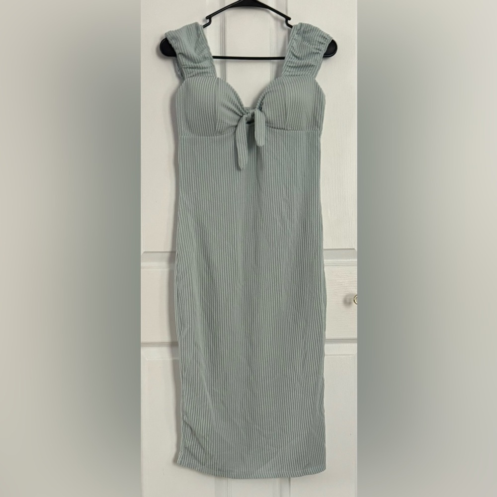 seafoam green dress